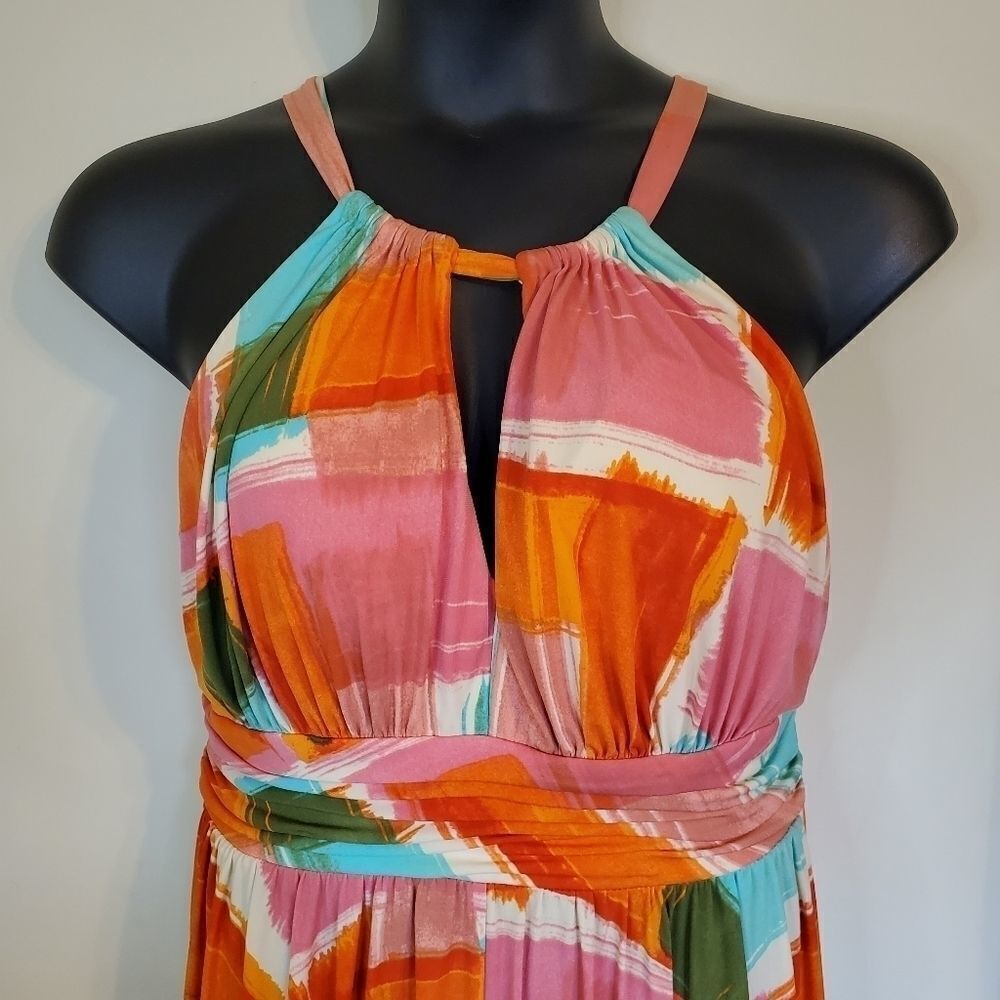 Colorfull Halter Dress - Picture 2 of 11